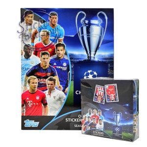 ALBUM STARTER PACK 20 Stickers TOPPS UEFA CL 2015 2016 4 SEALED PACKS 