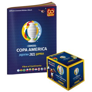 ALBUM + SEALED BOX x 50 ENVELOPES COPA AMERICA 2021 – PANINI