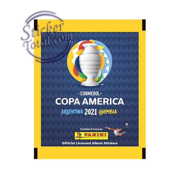 Panini 1 bolsa copa america 2021 argentina colombia bustina pochette Packet Pack 