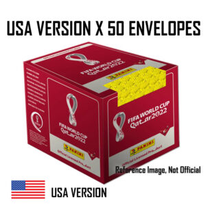 SEALED BOX x 50 ENVELOPES QATAR 2022 – PANINI USA Version